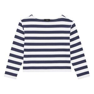 Theory Women's Cl Stripes Boatneck Tee